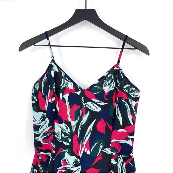 DIANE VON FURSTENBERG Corinne Dress LINER Navy Pink Teal 4 - Picture 2 of 10